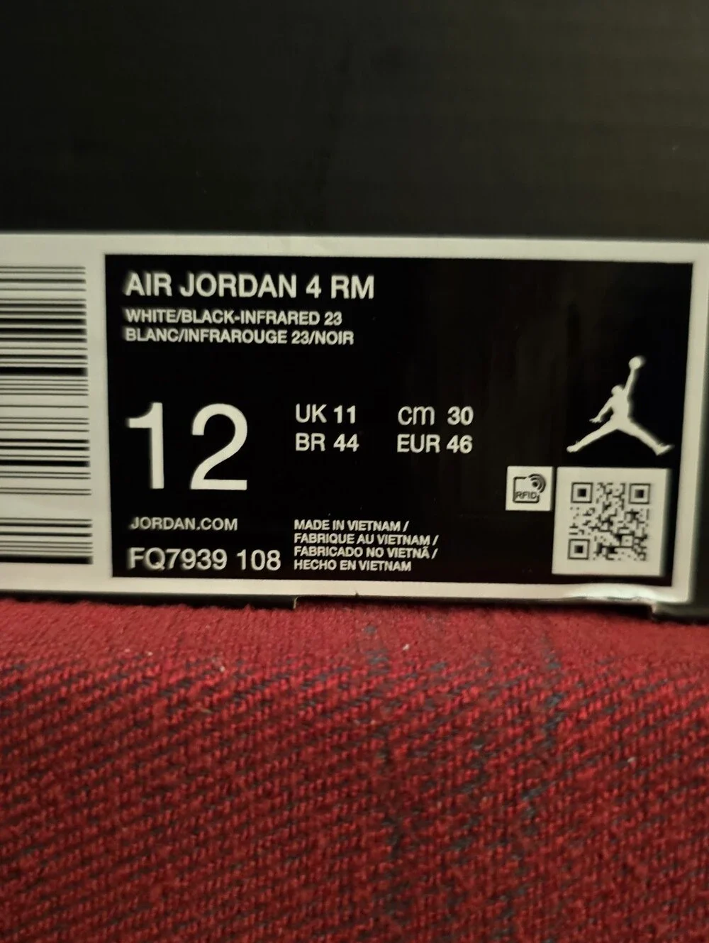 Air Jordan 4 RM White Light Smoke